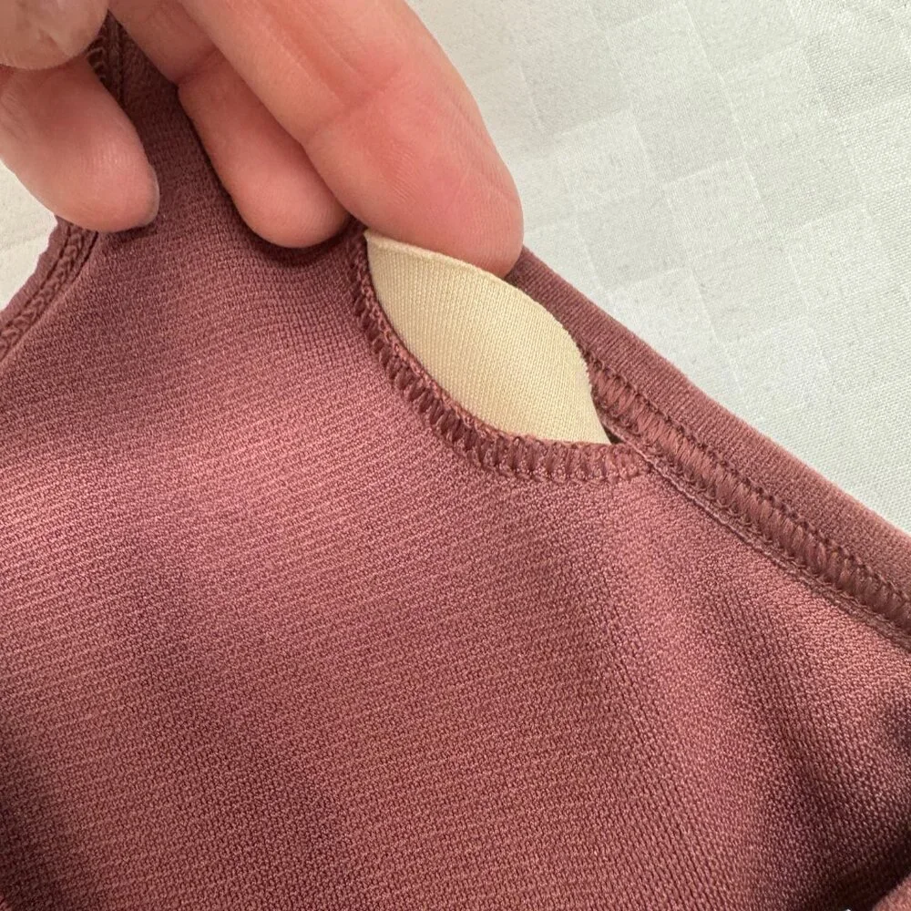 NWOT Athleta Aurora Scoop Bra A-C in Tawny Rose - Picture 4 of 7